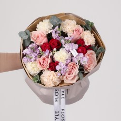 nezhnyj kruglyj buket 6